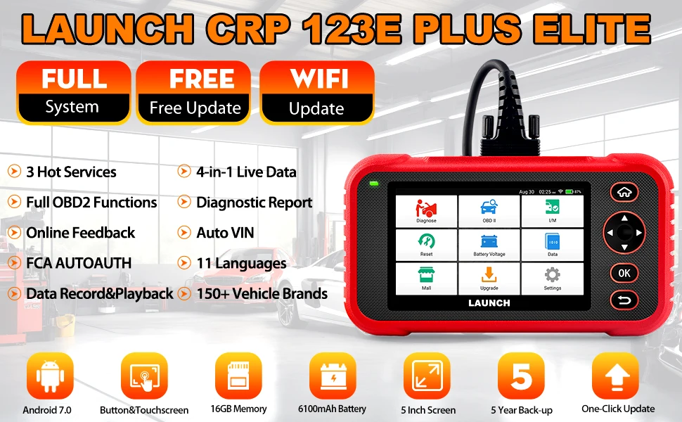 Scanner de diagnóstico obd2 para sistema completo com reset de óleo_voghion.com