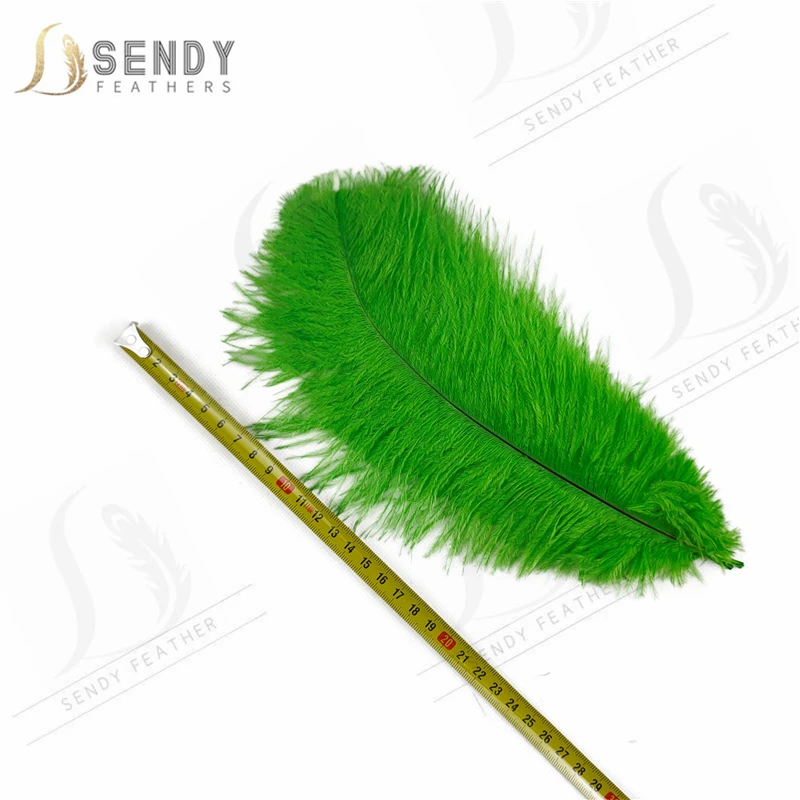 Turkey feathers 50 pcs 25-30cm/10-12inch three Colors blue green DIY  carnival
