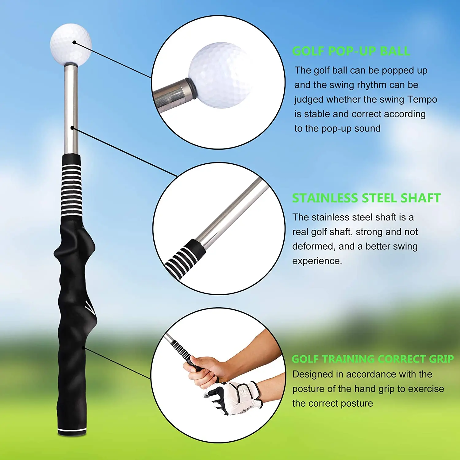 Improve Your Golf Swing with the Power Flex Trainer Stick