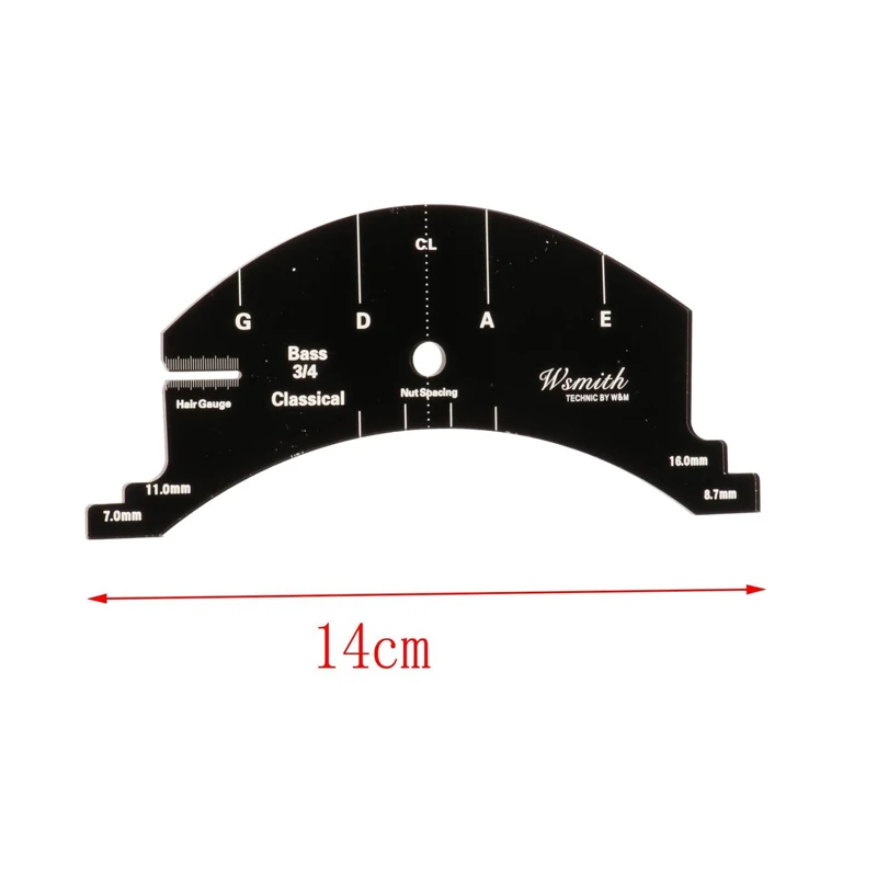 Multifunction 3/4 Bass Bridge Mold Scraper Template Cello Bridge Template for Cello Double Bass Stringed Instrument Accessories