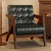 Vintage Green Button-Tufted
