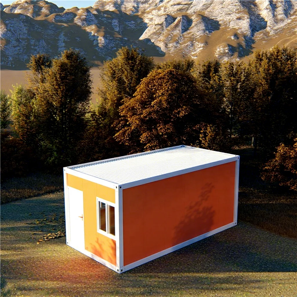 Flat Pack Refab Container House Villas Mini Homes Detachable Tiny Farmhouse Design Sandwich Panel & Steel China Factory