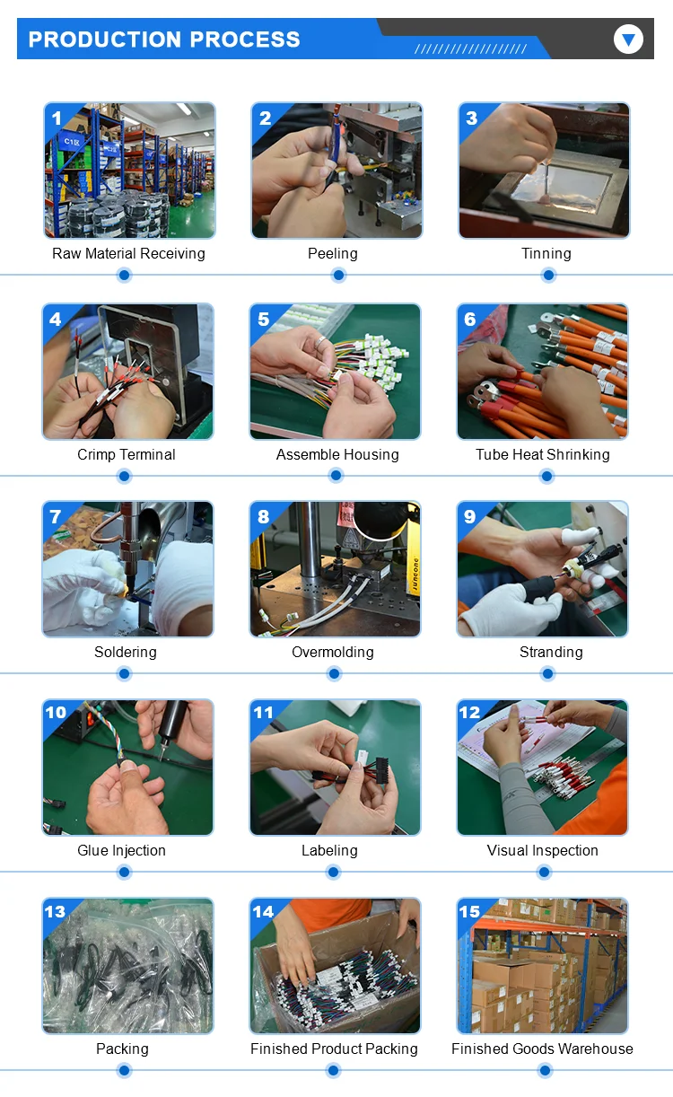 JST 3pin Waterproof Connector Wire Harness 03T-JWPF-VSLE-S Female to Female Jst XHS2.5-3P Wiring Harness Cable Assembly