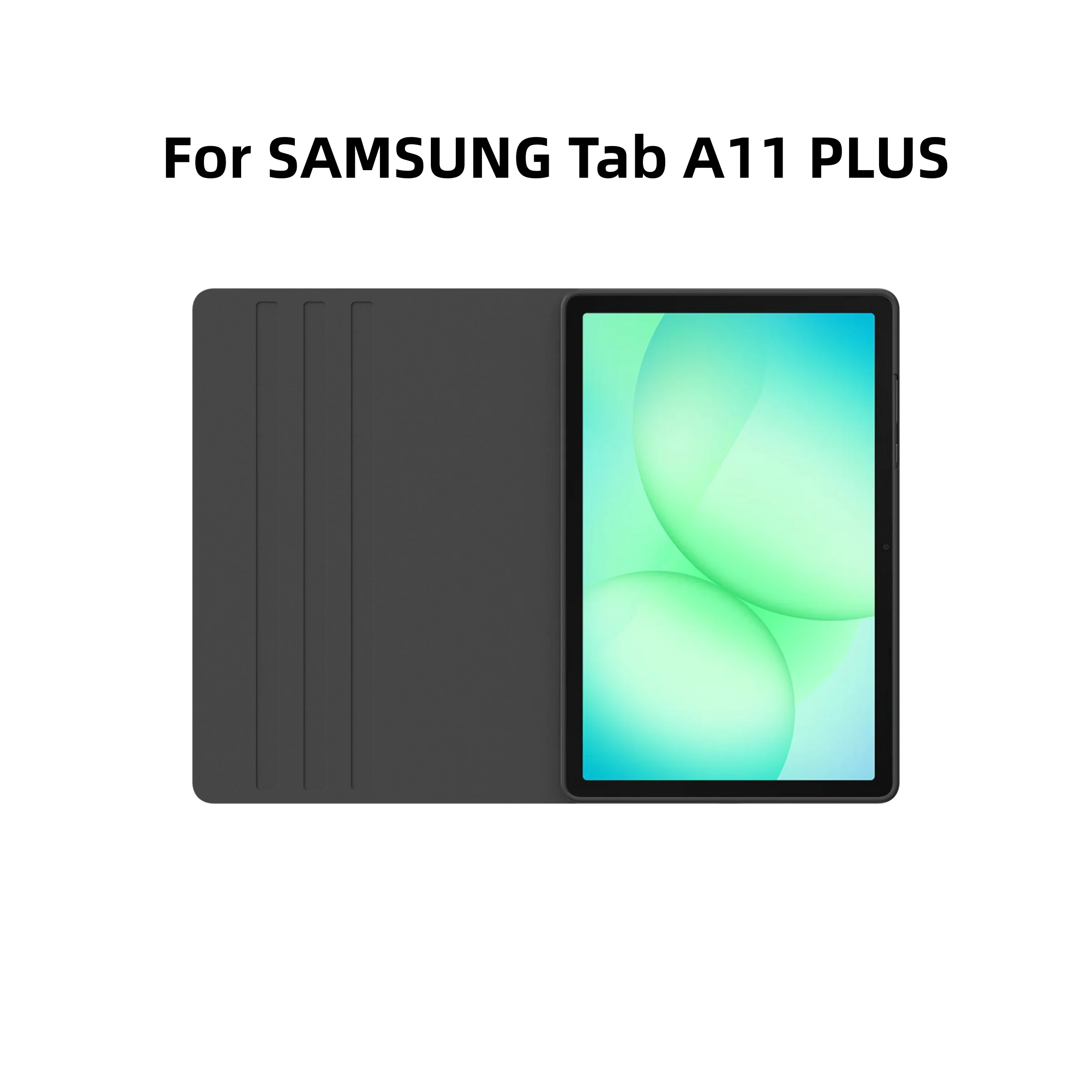 product laudtec for leather cover business magnetic shockproof rugged hard tablet case with for samsung galaxy tab a11  black-2