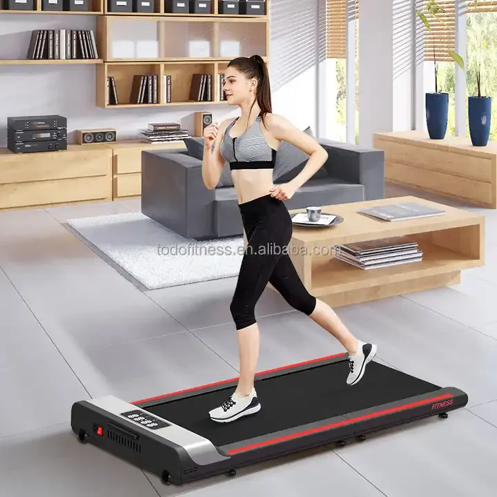 Folding Walking Pad Home Under Desk Treadmill ultra Slim Portable Mini  Treadmill Smart APP Control Electric Running Treadmill
