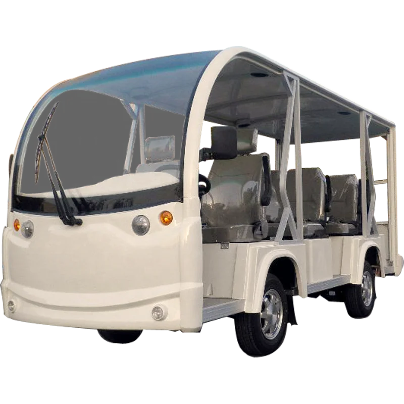Competitively Priced 11-Passenger Electric Mini Tourist Bus with Curtis Controller 72v and 48v Batteries EEC DOT Certificates