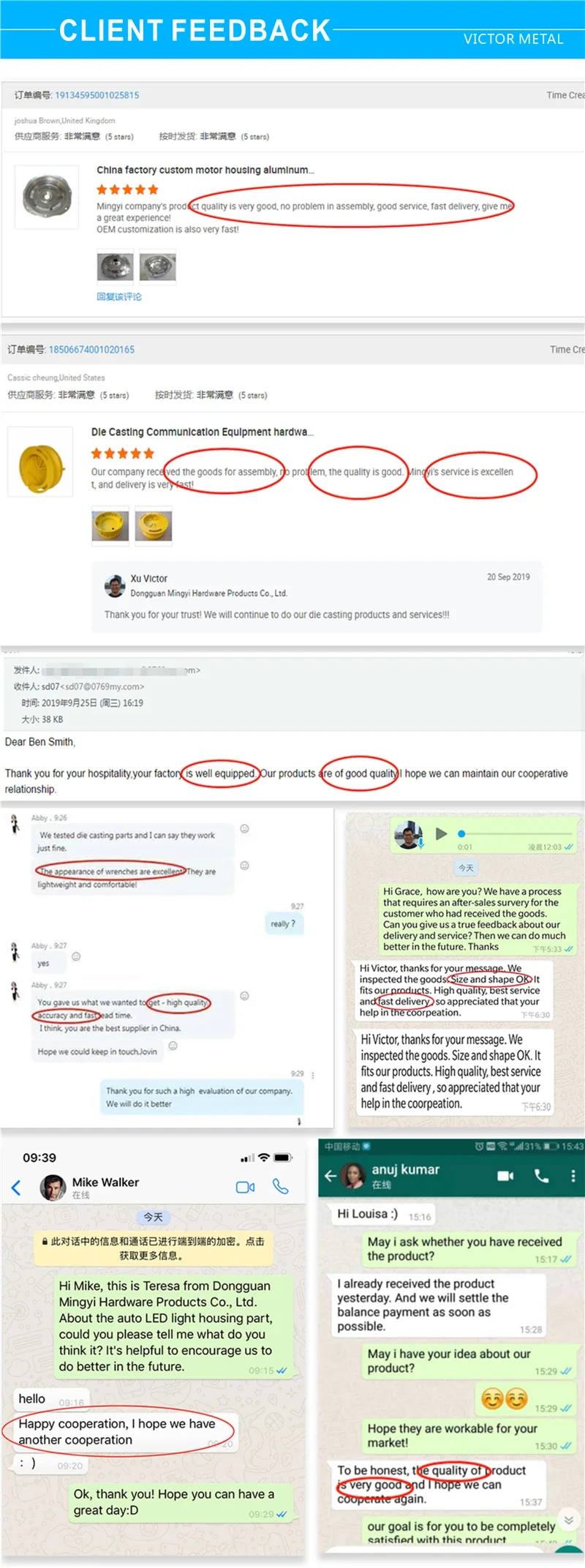 7Customers' Feedback