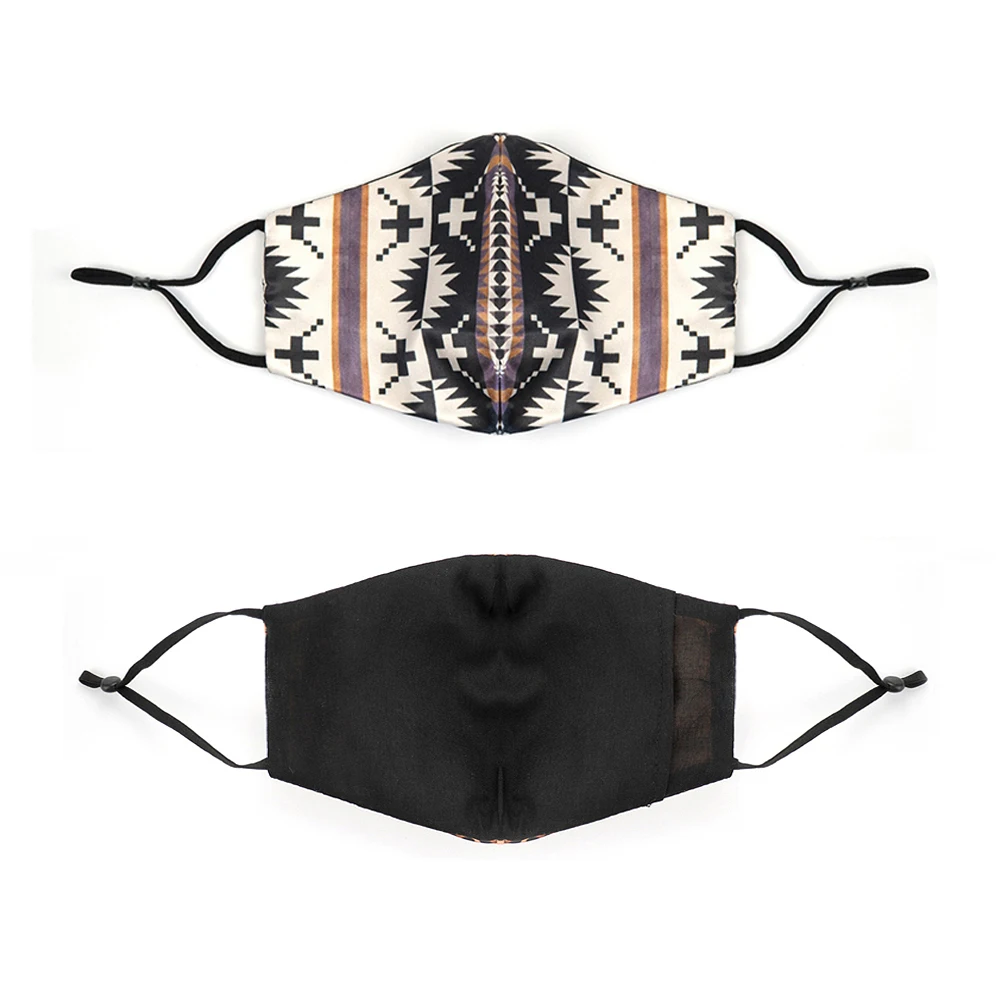 silk face mask luxury reusable custom with digital printing face