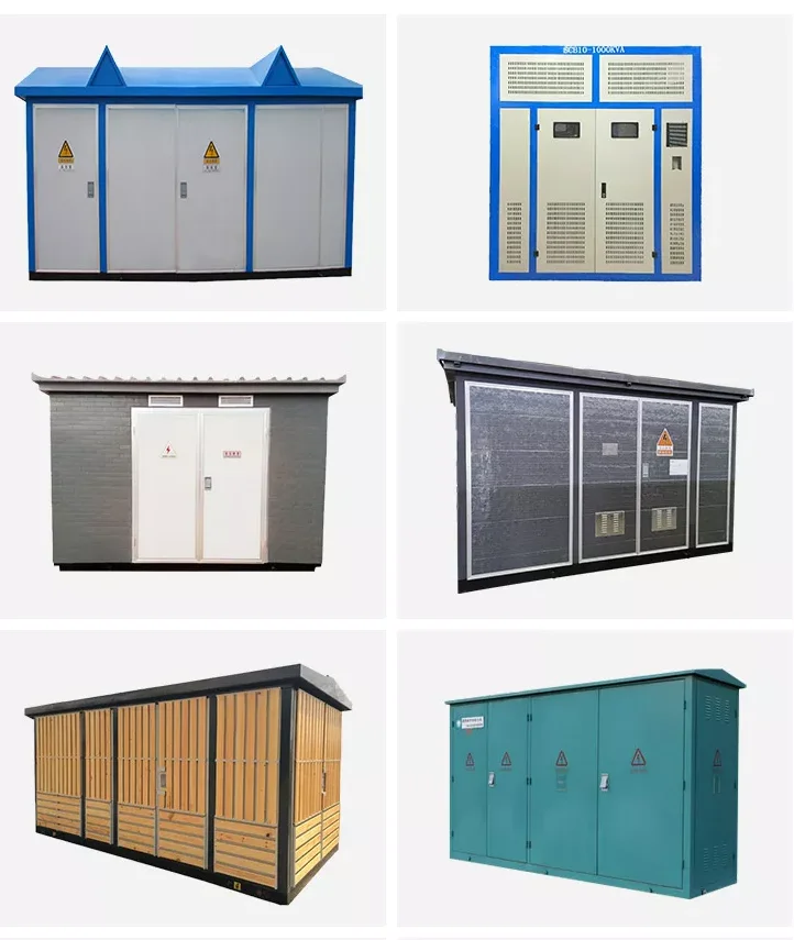 YB-12 Outdoor Electric Prefabricated Substation with High and Low ...