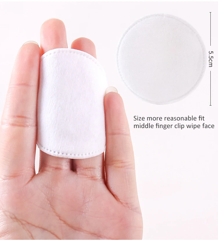 Ecofriendly Reusable Round Makeup Remover Pads Cosmetics Absorbent Soft