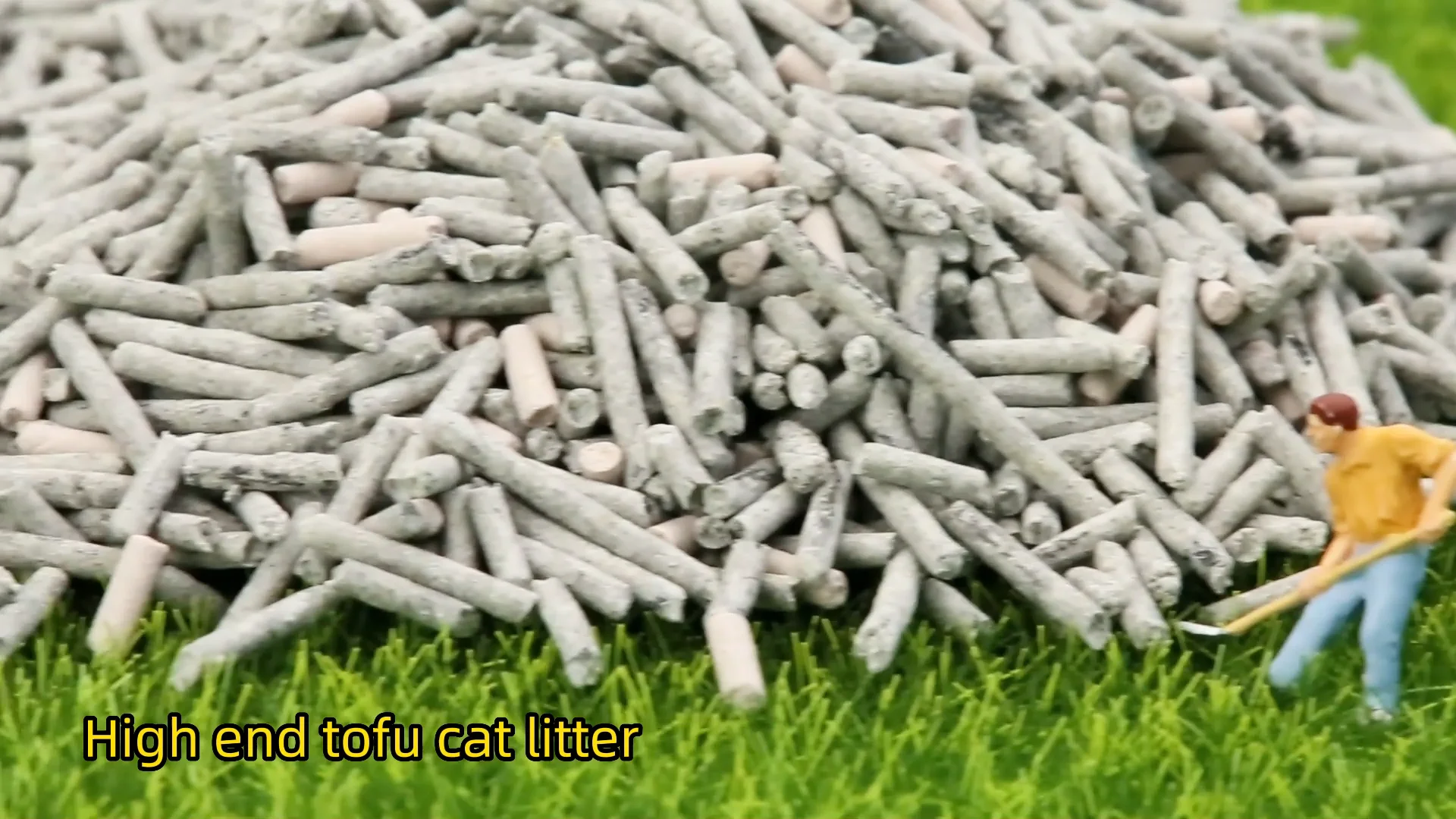 Oem Factory Activated Carbon Tofu Cat Litter Clumping Clean Bulk