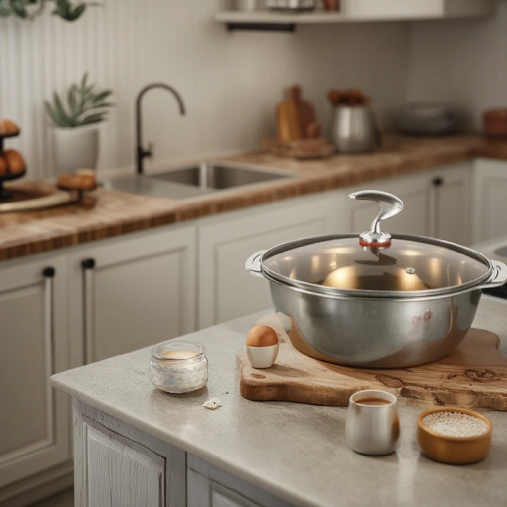 Modern Design Hot Pot Cooking Set Includes Effortless Rice Sieve Basin for Soup & Stock Pots Practical & Time-Saving Meals