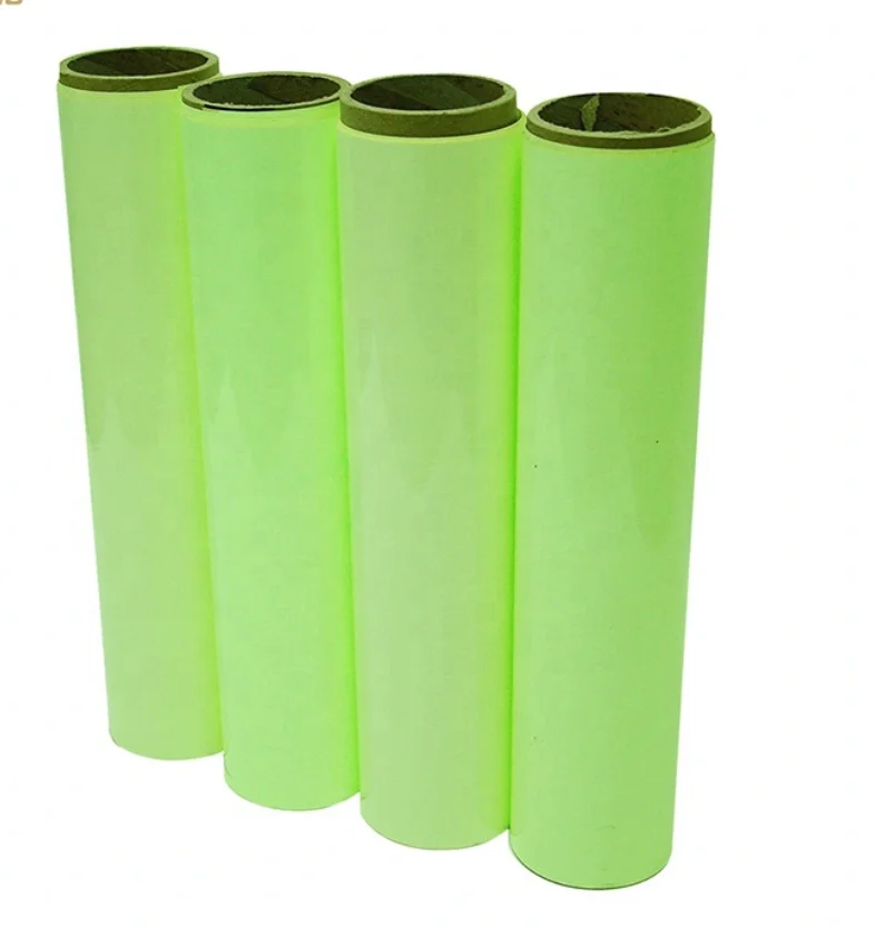 Luminescent Film, Self-adhesive Glow in the Dark Luminous Paper, Photoluminescent Vinyl Sticker for Decoration