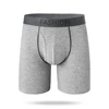 Grigio chiaro: boxer lunghi#Cuciture a Colori