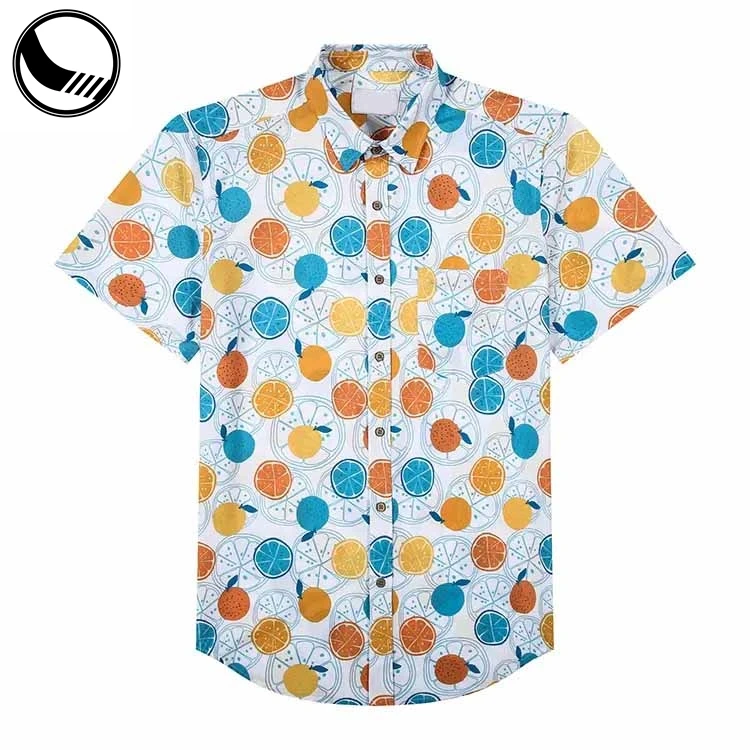 BETHERIVAL Button Down Fashion Summer Flower Print Casual Hawaiian Shirts Mens Short Sleeve factory