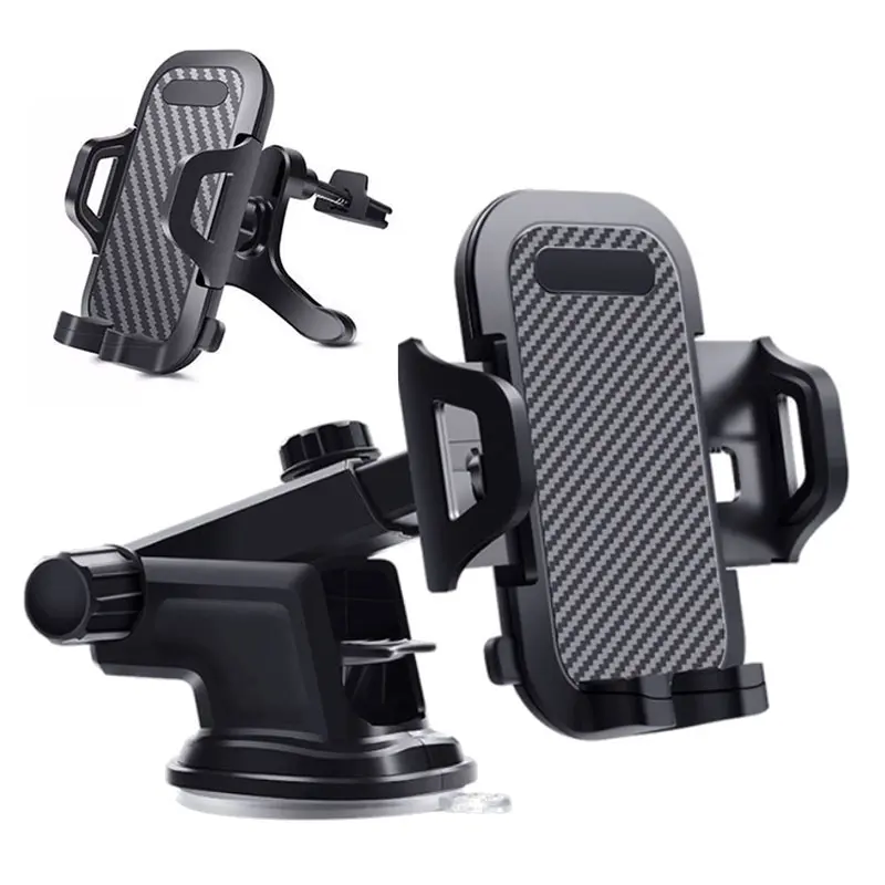 3-in-1 Suction Cup Phone Holder Windshield Dashboard Air Vent Dashboard ...