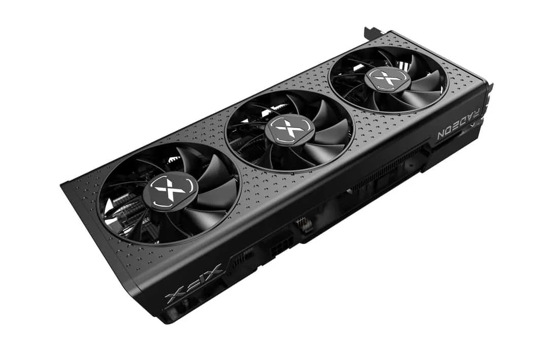 Черная игровая видеокарта XFX AMD GPU Radeon RX 6600 XT с 8 Гб GDDR6