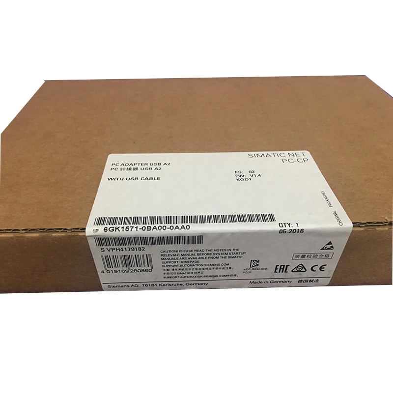 new original 6gk1571 0ba00 0aa0 mpi programming cable stable data communication connects plc and computer for program downloading  debugging anti interference durable applied to s7 series industrial controller-1