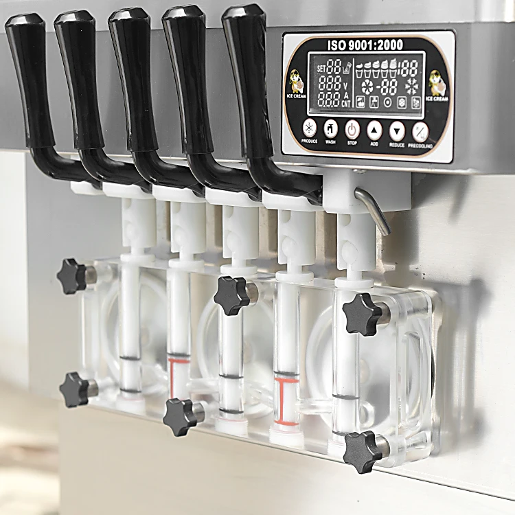 CE ETL Rohs лапша Осенняя Тыква 5 ароматов машина для мягкого мороженого/машина производства мороженого приготовления