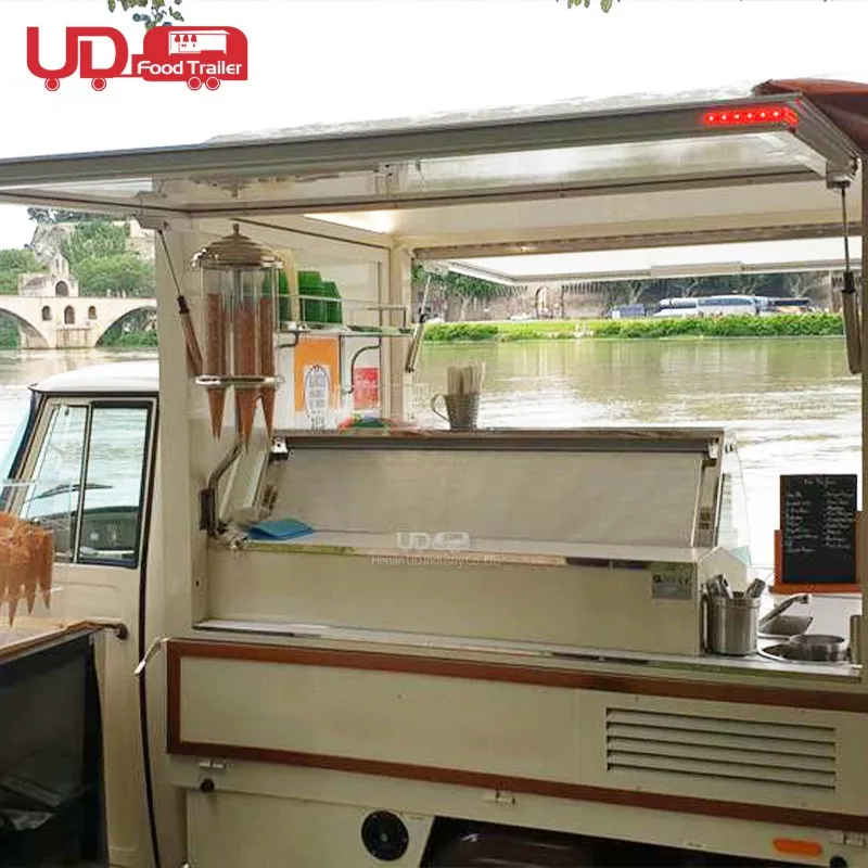 Multi Function Ice Cream Food Cart Electric Tricycle Tuk Tuk Ape Hot Dog Stand Coffee Kiosk Mobile Food Truck