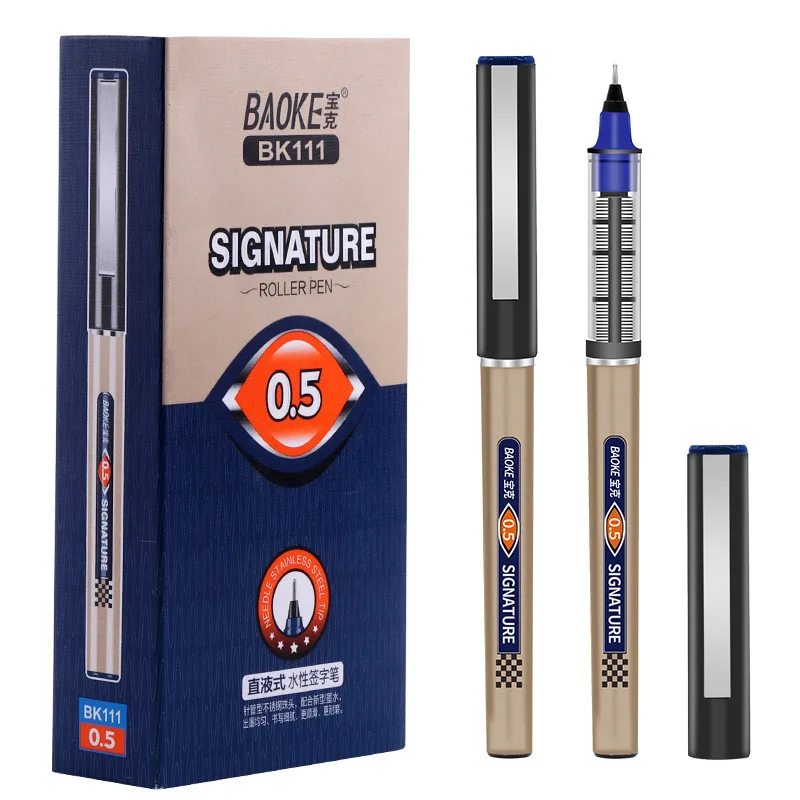 Wholesales Baoke Liquid Gel Pen Office Executive Signature Pen Needle Rollerball Pen