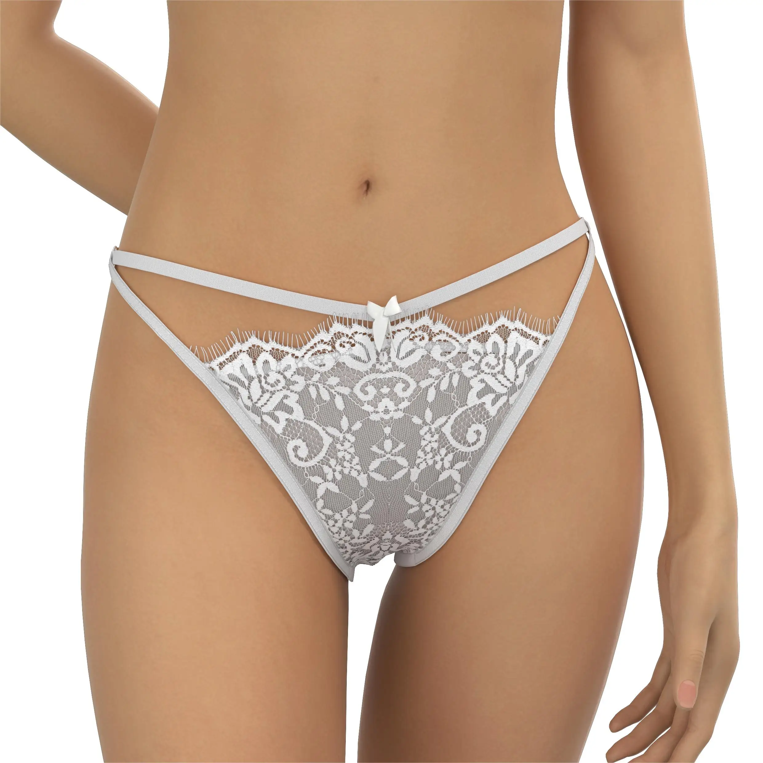 Panties Women Hollow Out Sexy Lace Underwear Crotchless Briefs Gstring