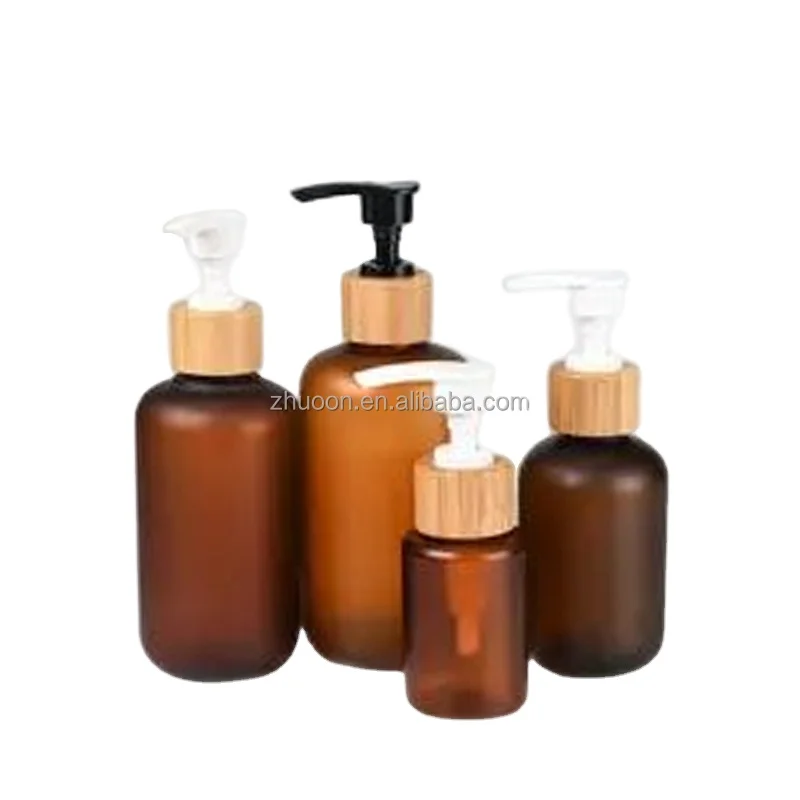 300ml Refillable Shampoo Glass Bottles Empty Boston Soap Dispenser Clear Frosted White Hand Wash Bottle With Pump