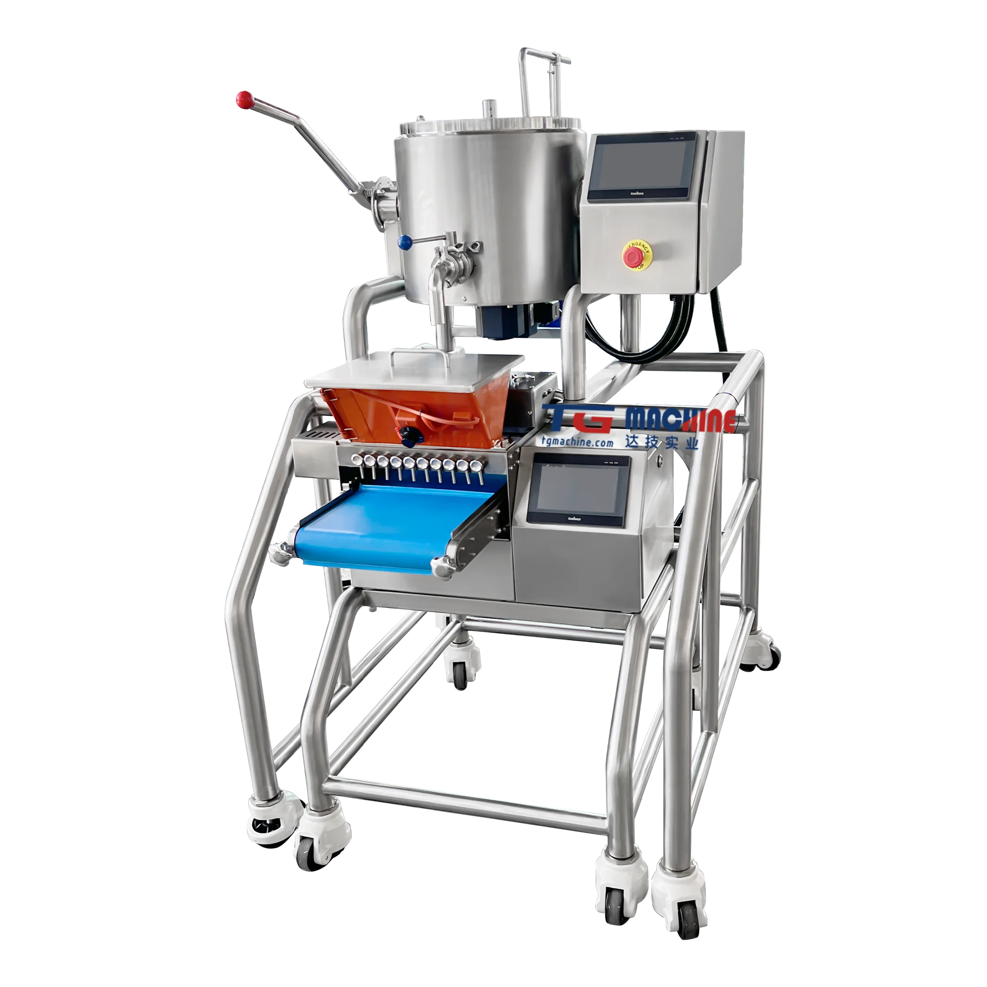 User Friendly Candy Cooking Machine Gummy Candy Starch Mogul Line Candy Cane Making Machine