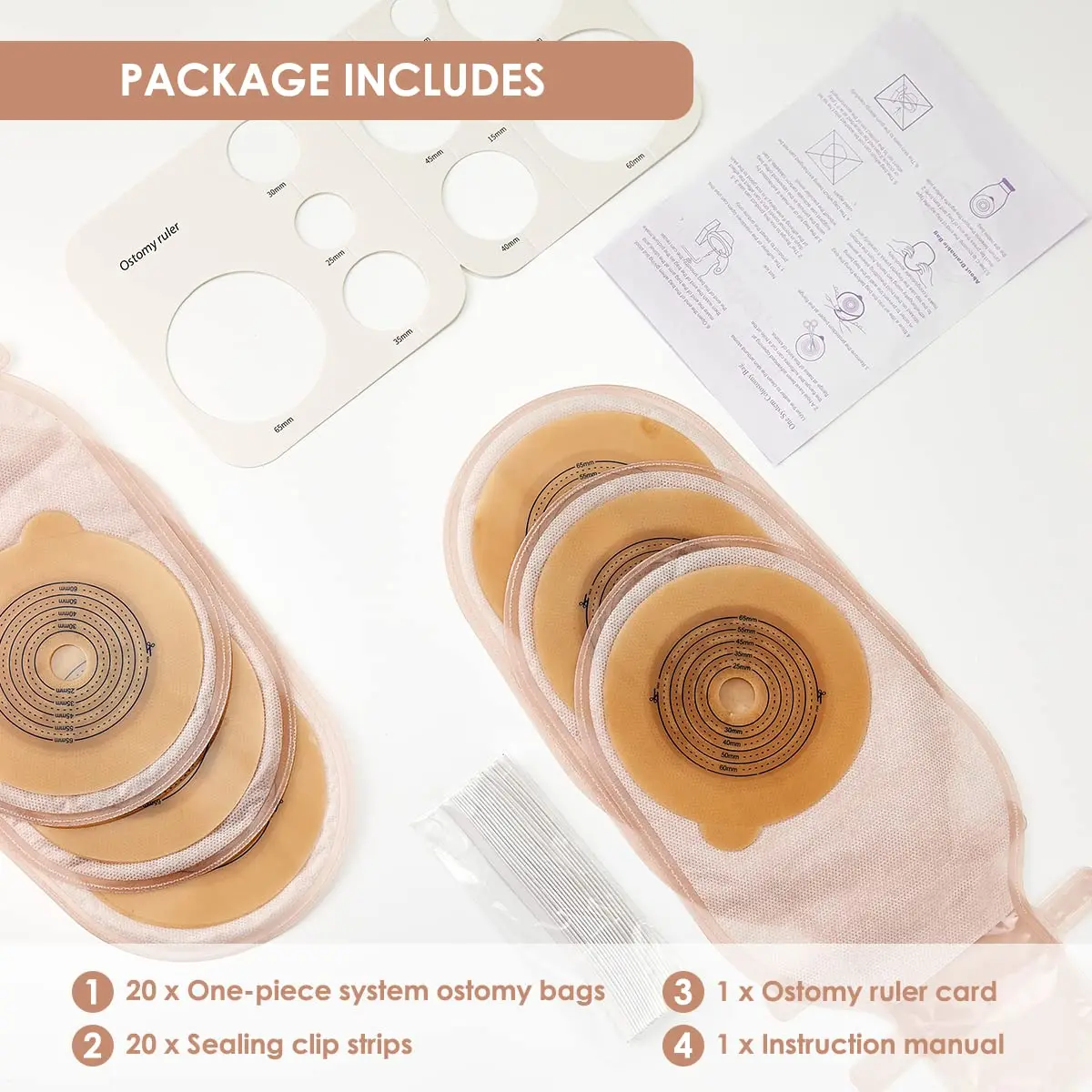 Manufactory On Stock Onepiece Colostomy Bags Machine Ostomy Stoma Bag