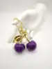 K gold (3.2cm cherry) purple