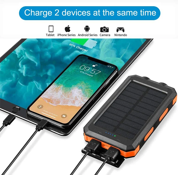 Solar Powered Phone Charger 30000mah: Ideal for Business Needs