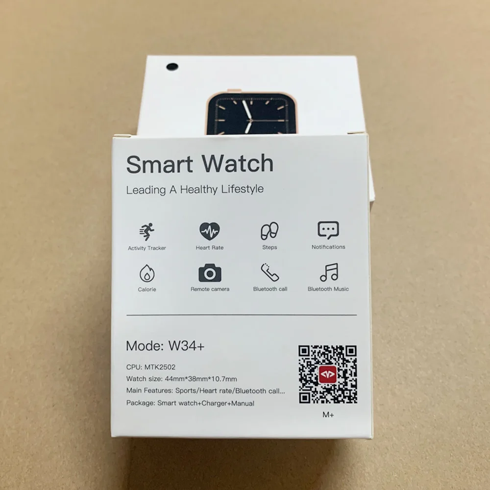
W26 W26 + Smartwatch 1,75 дюймов полный сенсорный экран Smart Watch Series 6 синий зуб вызова ЭКГ, с экраном сердцебиения, умные часы 