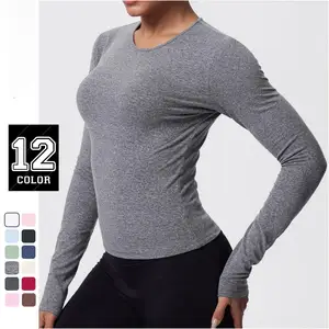 T-Shirt Basic Utility Tighten Your Waist Gym Wear Athleisure Premium Slim and Breathable Sports Blank T Shirt