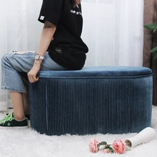 Customized Luxury High Quality Factory Wholesale Modern Home Bedroom Storage Velvet Ottoman Box Bench Seating