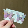 Estilo DIY en forma de corazón - Pieza única - Degradado púrpura - Sin empaquetar