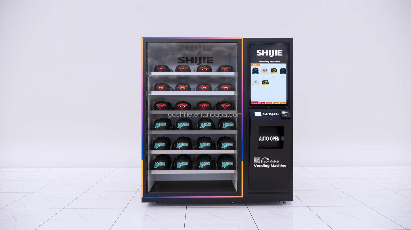 Hat Dispenser Clothes Vending Machines To Increase Your Sales Customized Hats Vending Machine