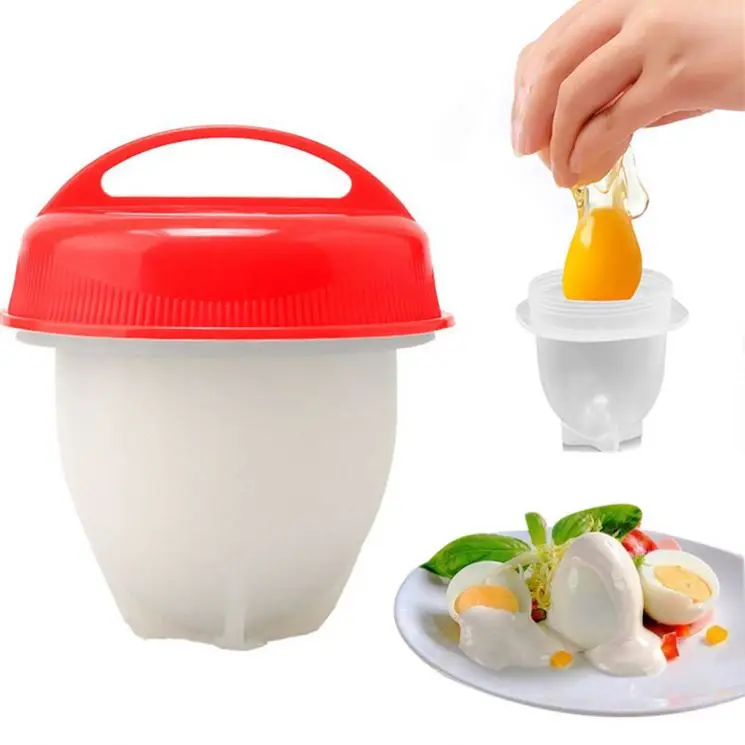 Горячая распродажа 3 5*2 7 дюймов микроволновая печь сваренные вкрутую яйца чашка для браконьеров антипригарный бойлер яиц силиконовая плита