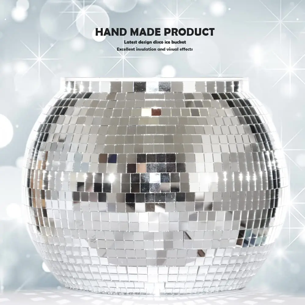 Bar Cart Disco Party Accessories Disco Ball Decor Drinkware Disco Ice