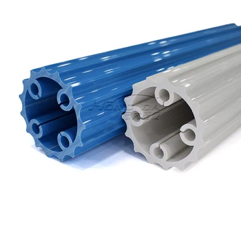 Manufacturers customize the production of PVC bright surface extruded profiles