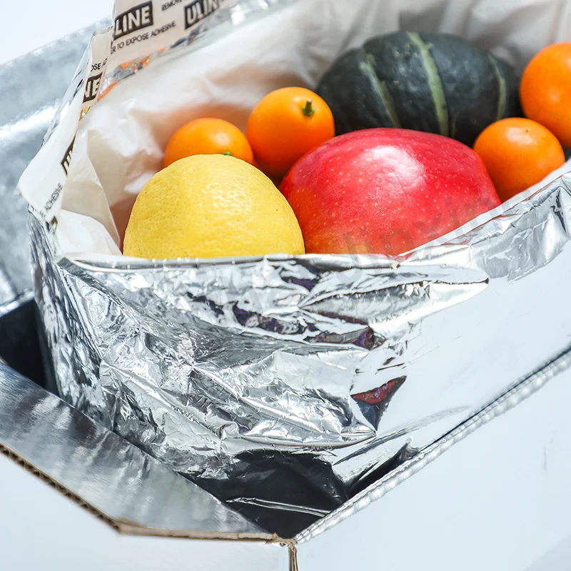 
Изготовленная на заказ термоизоляционная коробка из термопенопласта, картонная коробка из алюминиевой фольги 