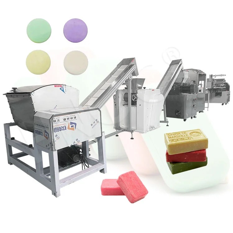 HNOC Laundry Soap Make Machine Low Price Automatic Small Scale Soap Shape Make Equipment Set for Sale