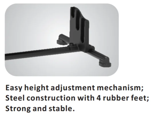 TWINCO 3181 Office Height Angle Adjustable Plastic Massage Under Desk Foot Rest Footrest