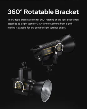 Godox VL300II LED Video Light 5600K White Version Continuous Output Bowens Mount Studio Light APP Support detail image