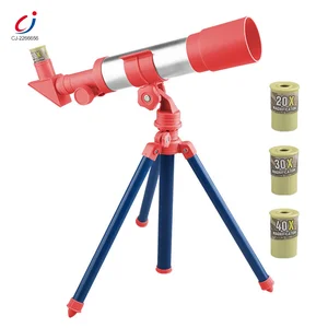 Early Education Science Kids Plastic Monocular Telescope Toy STEM Child Astronomical Telescope Toy with Tripod