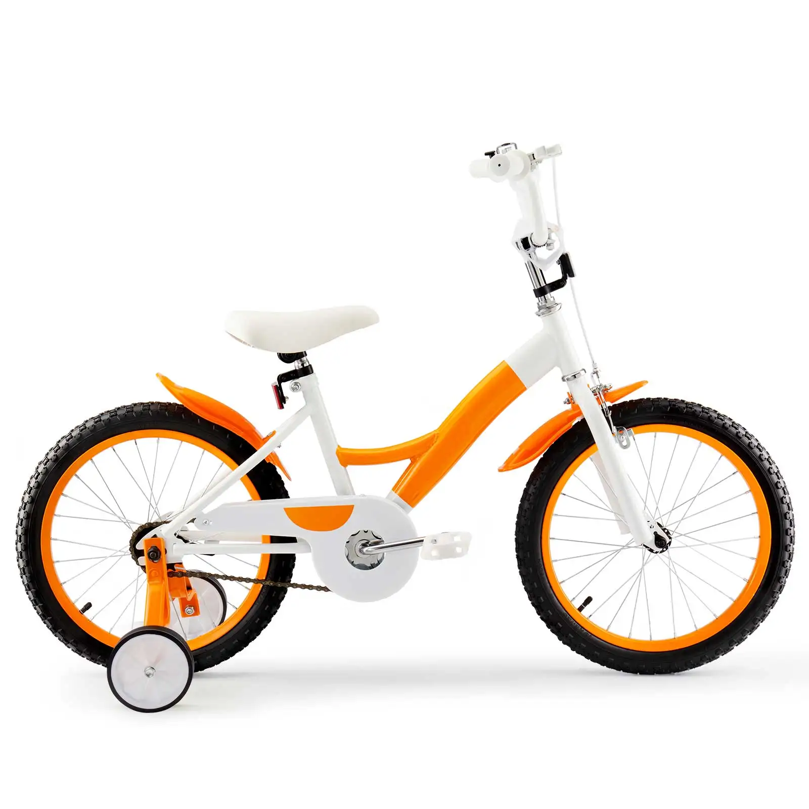2025 New Kids Bicycle with 14 16 18 Inch Steel Frame Single Speed Foot Brake Safe and Reliable Design with Ordinary Pedal