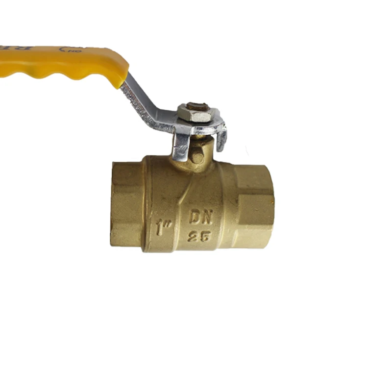 Hot sale long stem 4 inch pn40 brass water press ball valve