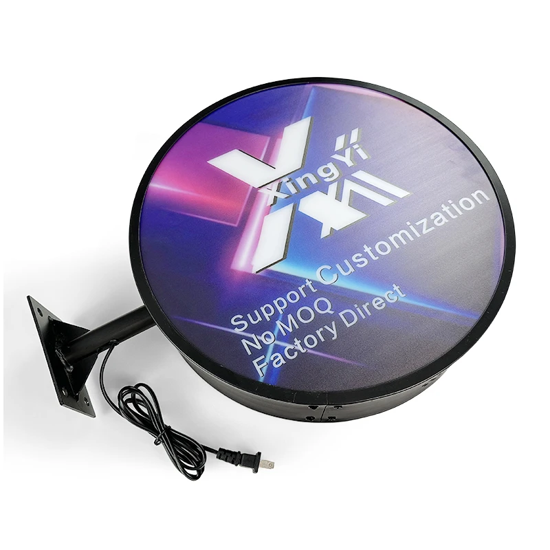 Reliable Quality Wholesale Led Light Box Outdoor Round Advertising Light Box Light  Box for Advertising