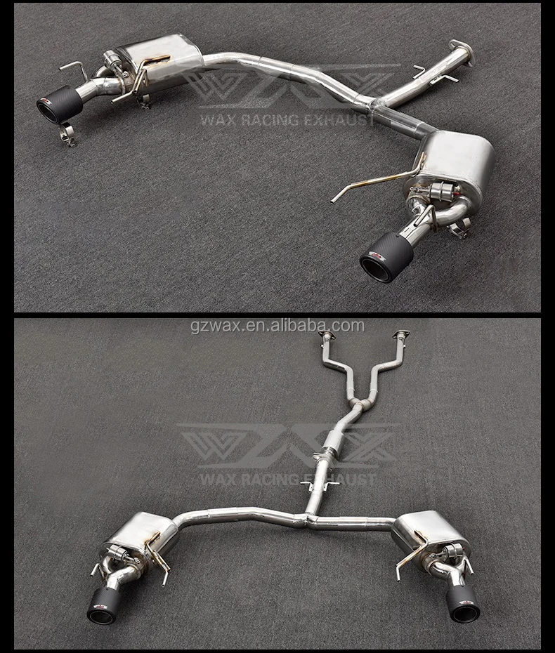 Cat-back Exhaust Muffler Pipe Electronic Valve Performance Exhaust Manifolds Catback Exhaust System For Toyota MARK X 2004-2016