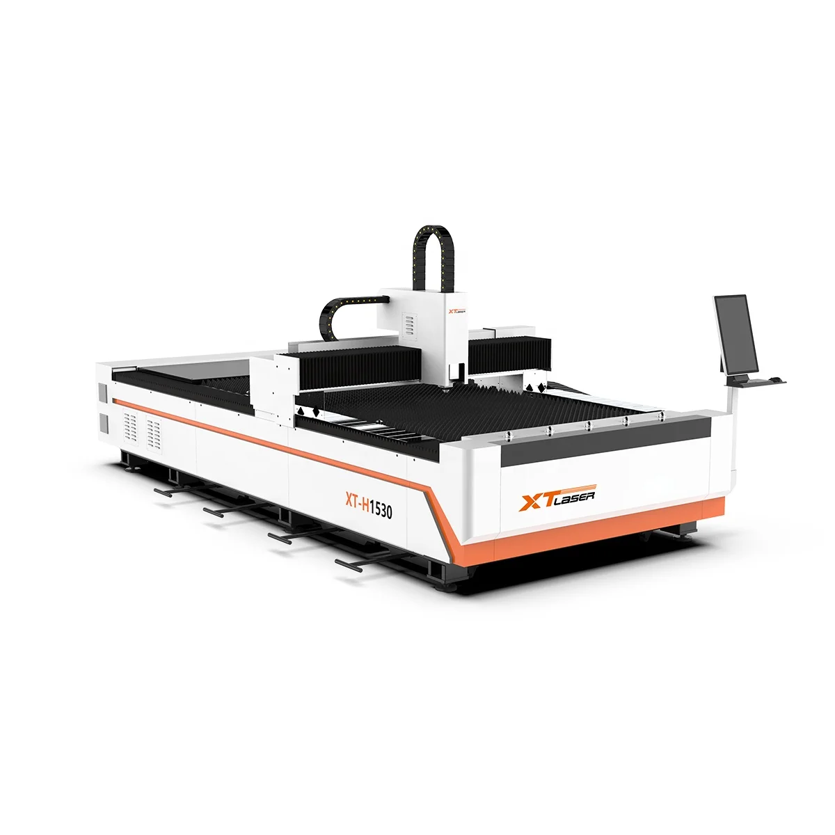 XT LASER DXF Metal PLT Dwg BMP Fiber Laser Cypcut  Laser Cutting Machines 1530 Open Type SS CS Cutting