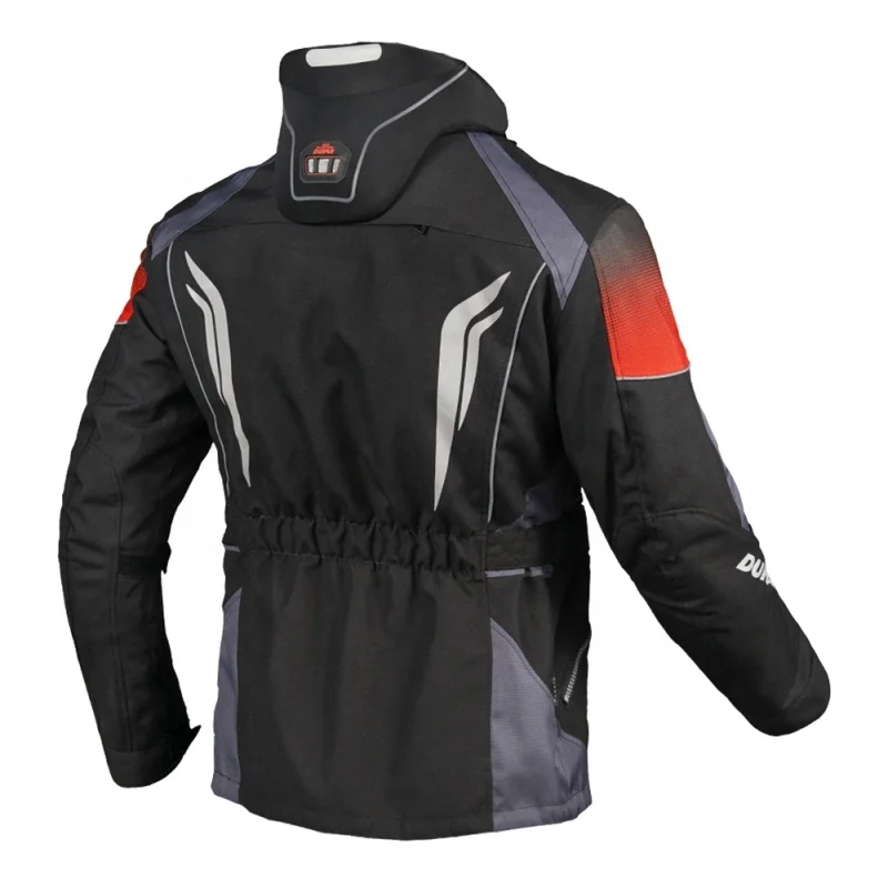 
 DUHAN, из водонепроницаемого материала; Сезон весна-осень-зима CE протекторы съемная теплая подкладка мотоциклетная кожаная куртка для мужчин  